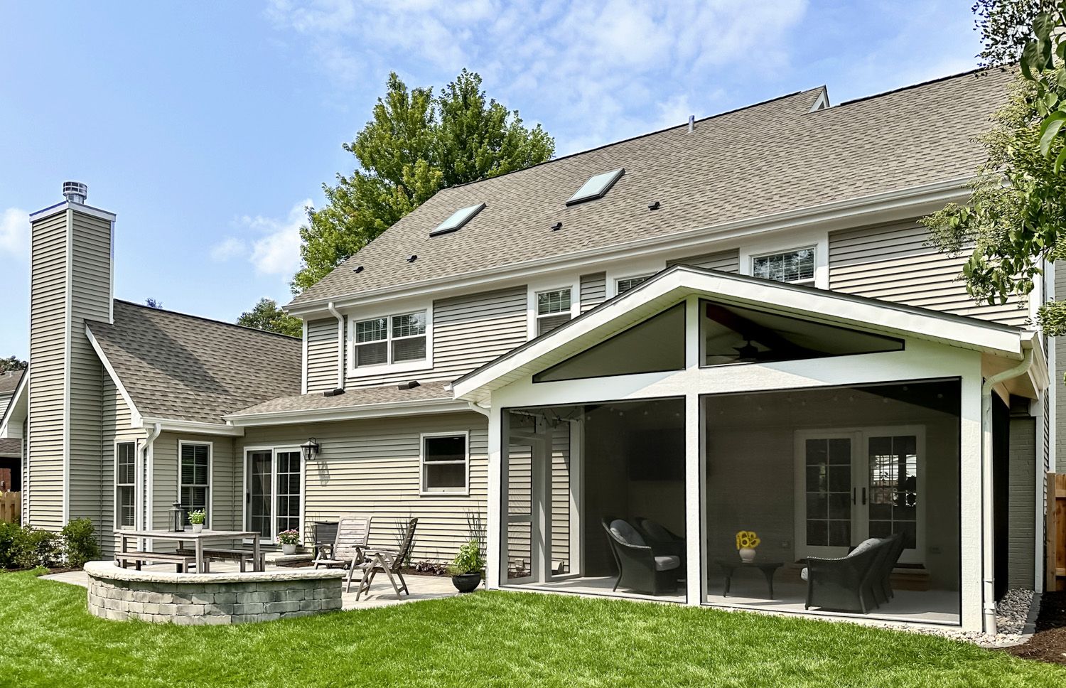 Arlington Heights Screened Porch by Advance Design Studio