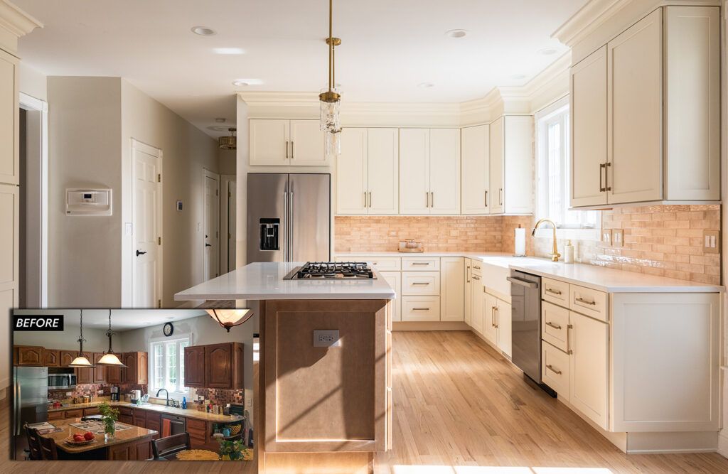 kitchen remodel before and after